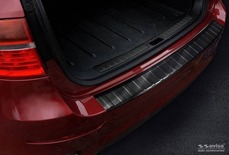 Ochranná lišta hrany kufru BMW X6 2008-2014 (E71, tmavá, matná)
