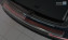 Ochranná lišta hrany kufru Audi Q5 2008-2017 (tmavá a červený carbon)