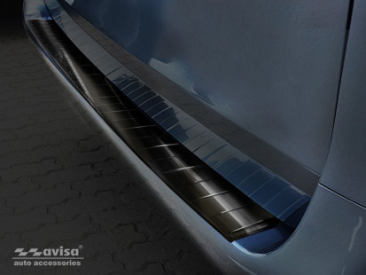 Ochranná lišta hrany kufru Mercedes V-Class 2014- (W447, tmavá, matná, 130cm)