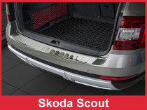 Ochranná lišta hrany kufru Škoda Octavia III. 2014-2016 (Scout, matná)