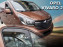 Ofuky oken Opel Vivaro 2014-2019 (krátké)