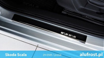 Prahové lišty Škoda Scala 2019- (carbonová fólie)