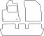 Textilní autokoberce Citroen C4 Picasso 2006-2013 (5 míst) 