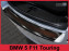 Ochranná lišta hrany kufru BMW 5 2010-2017 (F11, tmavá a červený carbon)