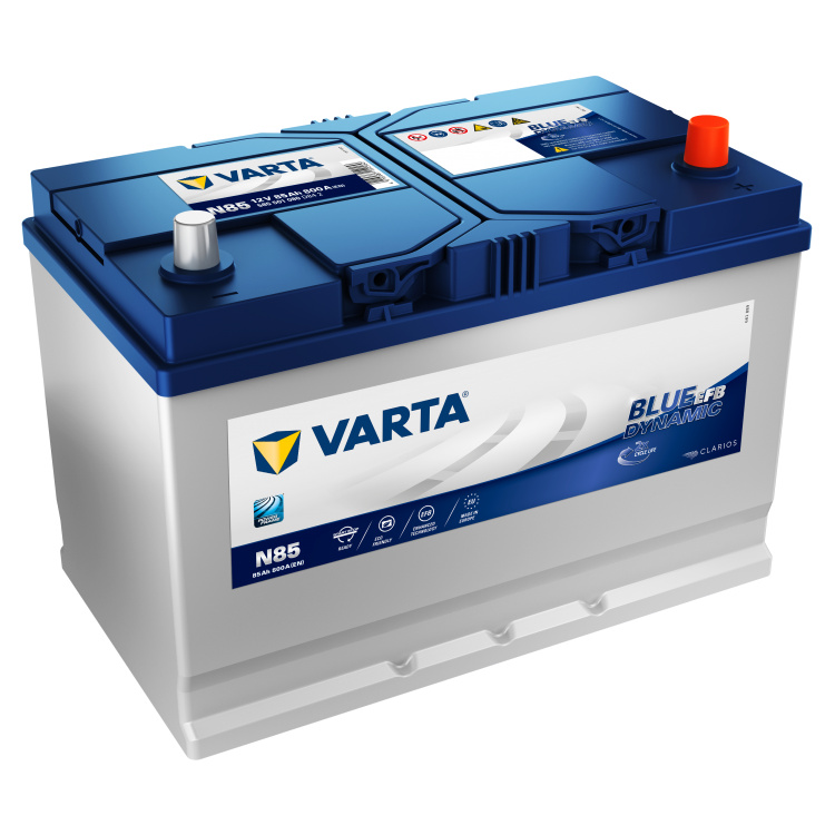 Autobaterie Varta Blue Dynamic EFB 85Ah, 12V, 800A, N85