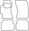 Textilní autokoberce Subaru Impreza 2008-2011