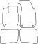 Textilní autokoberce VW Passat B5 1996-2005