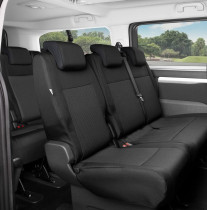 Přesné autopotahy Peugeot Expert / Traveller 2016- (2 opěradla + 2 sedadla)