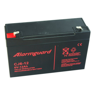 Záložní akumulátor Alarmguard 6V, 12Ah, 180A