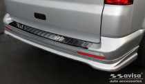 Ochranná lišta hrany kufru VW Transporter T5 2003-2015 (tmavá, křídlové dveře)