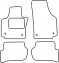 Textilní autokoberce Seat Toledo 2008-2012