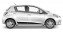 Boční ochranné lišty Toyota Yaris 2010-2020 (5 dveří)
