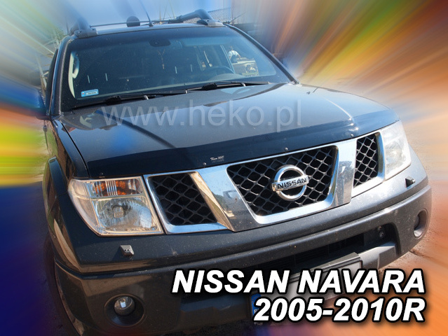 Deflektor kapoty Nissan Navara 2000-2010 (4 dveře, Pick-Up)