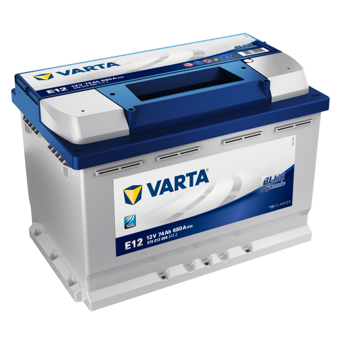 Autobaterie Varta Blue Dynamic 74Ah, 12V, 680A, E12