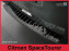 Ochranná lišta hrany kufru Citroen SpaceTourer 2016- (lakovaný nárazník, tmavá, chrom)