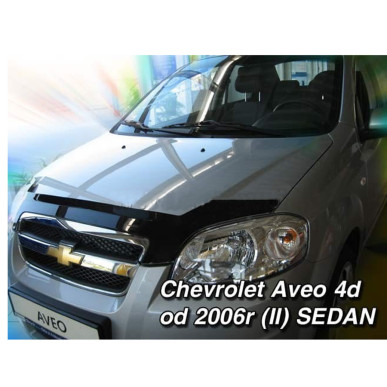 Deflektor kapoty Chevrolet Aveo 2006-2011 (sedan, nalepovací)