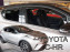Ofuky oken Toyota C-HR 2016- (5 dveří, 4 díly)