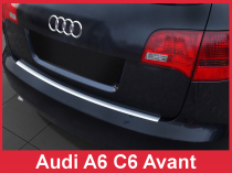 Ochranná lišta hrany kufru Audi A6 2004-2011 (Allroad, combi, matná)