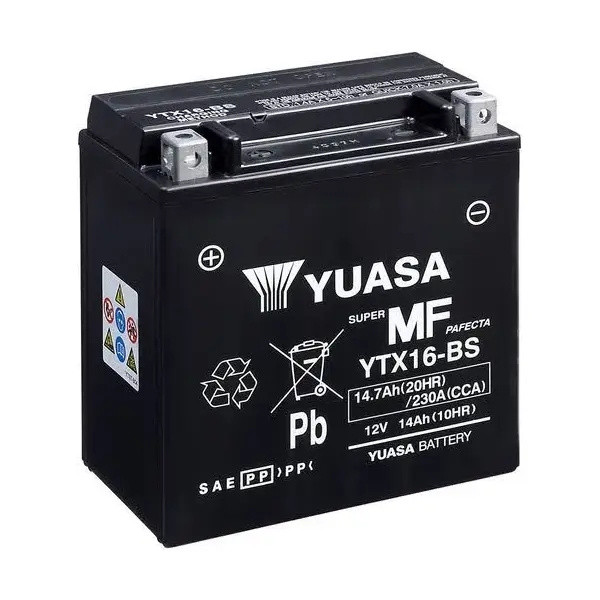 Motobaterie Yuasa Super MF YTX16-BS