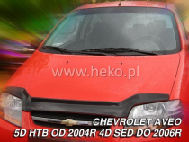 Deflektor kapoty Chevrolet Aveo 2002-2006 (sedan, nalepovací)
