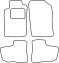 Textilní autokoberce Peugeot 206 2006-2012 (sw)