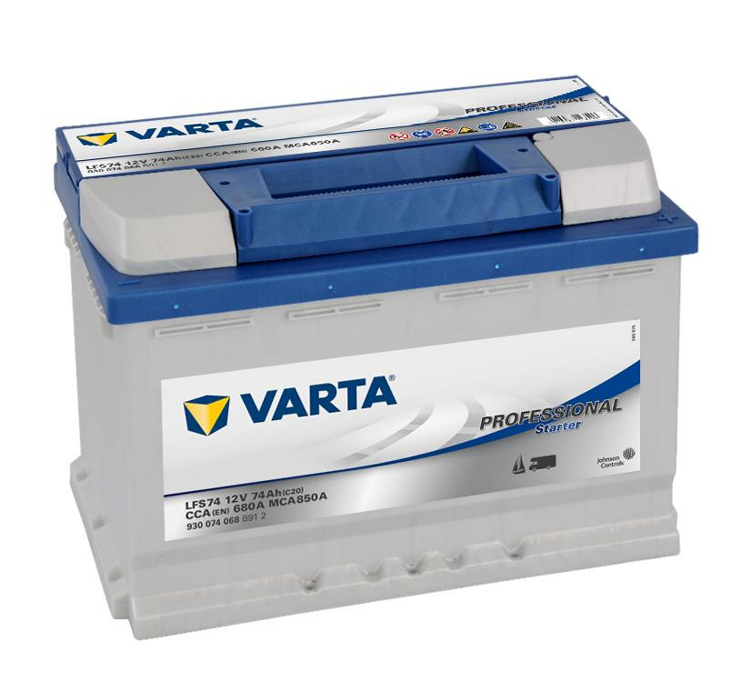 Autobaterie 74Ah Varta Professional Starter LFS74