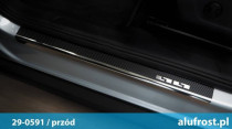 Prahové lišty Škoda Enyaq iV 2021- (carbonová fólie)