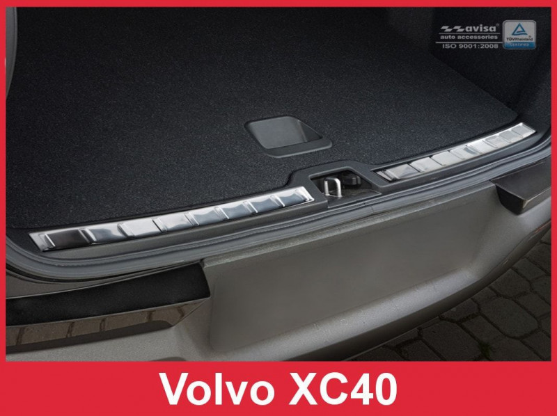 Ochranná lišta hrany kufru Volvo XC40 2018- (vnitřní, matná)